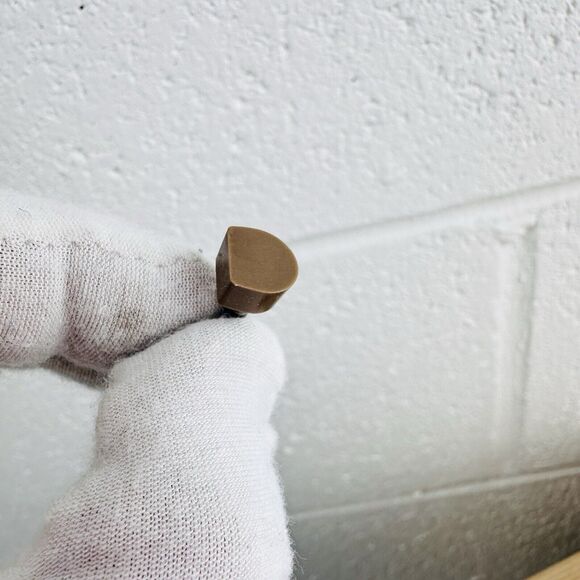 Christian Louboutin Pump Heel tips Replacement In Red Fabric Bag, Authentic - Picture 3 of 5